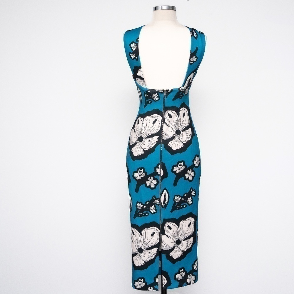 Kimberly Goldson. Chrissi peppermint floral sheath dress.‎ - Picture 16 of 16